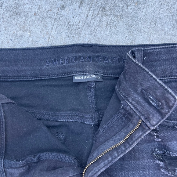 American Eagle - Black Denim Skirt - Picture 2 of 3
